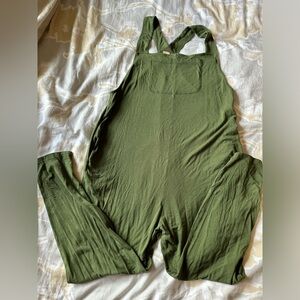Smash + Tess ROMPERALLS IN Army Green